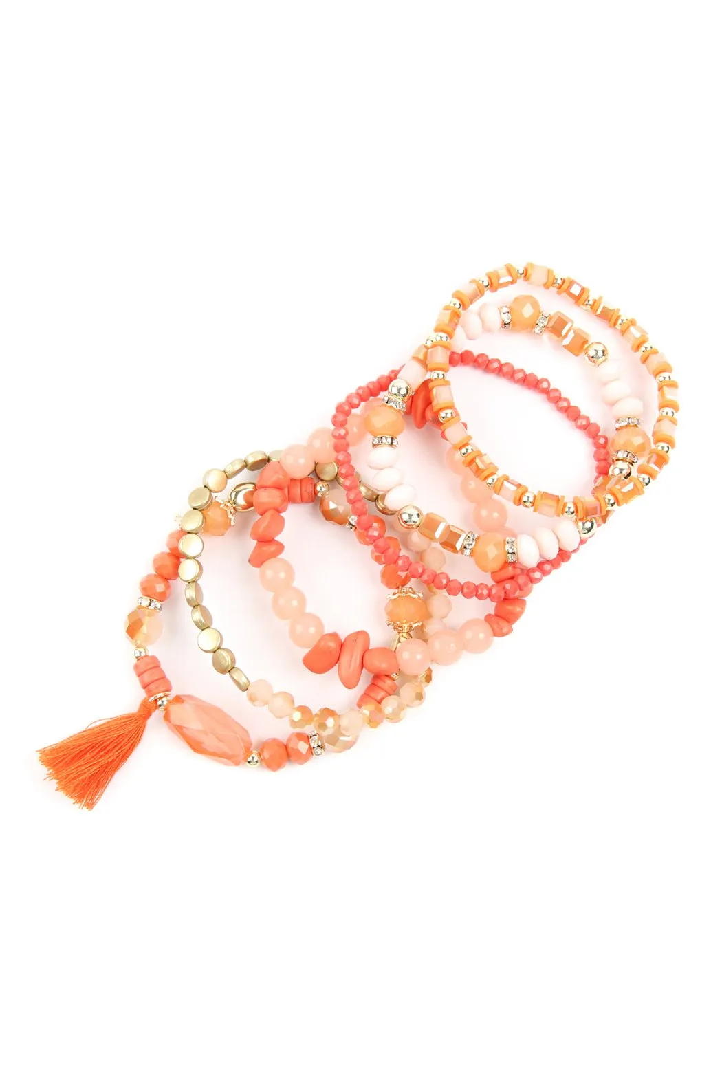 Hdb2201 - Boho Tassel Charm Bracelet