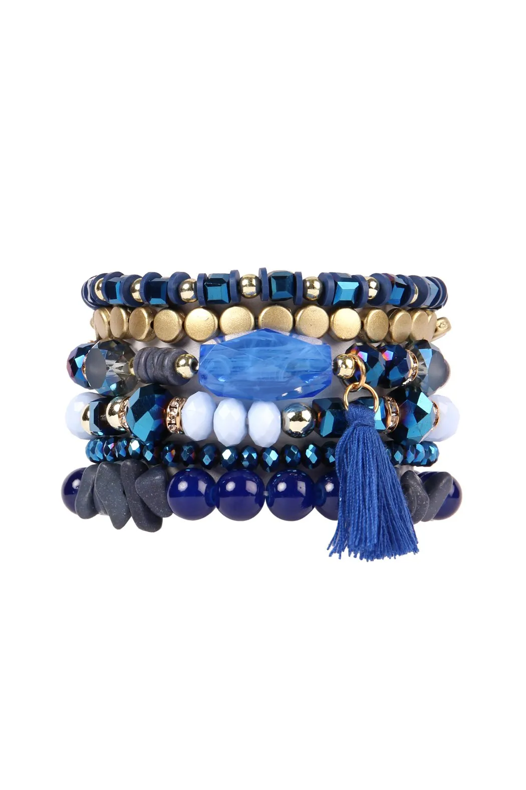 Hdb2201 - Boho Tassel Charm Bracelet