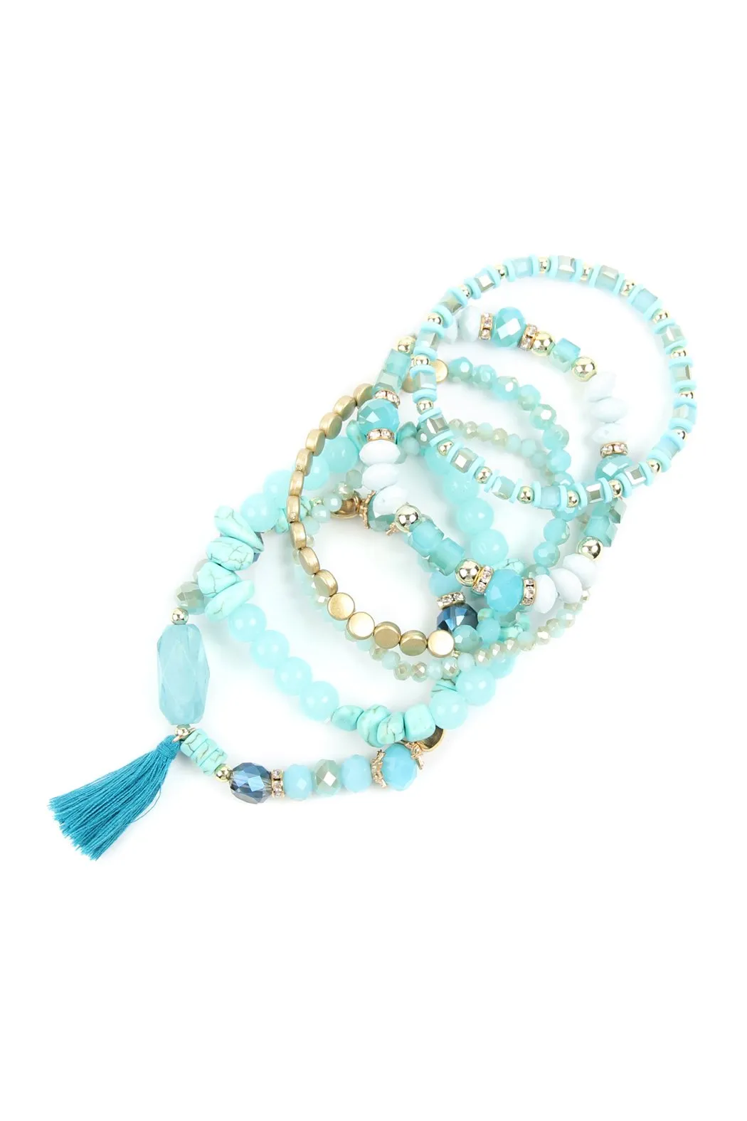 Hdb2201 - Boho Tassel Charm Bracelet