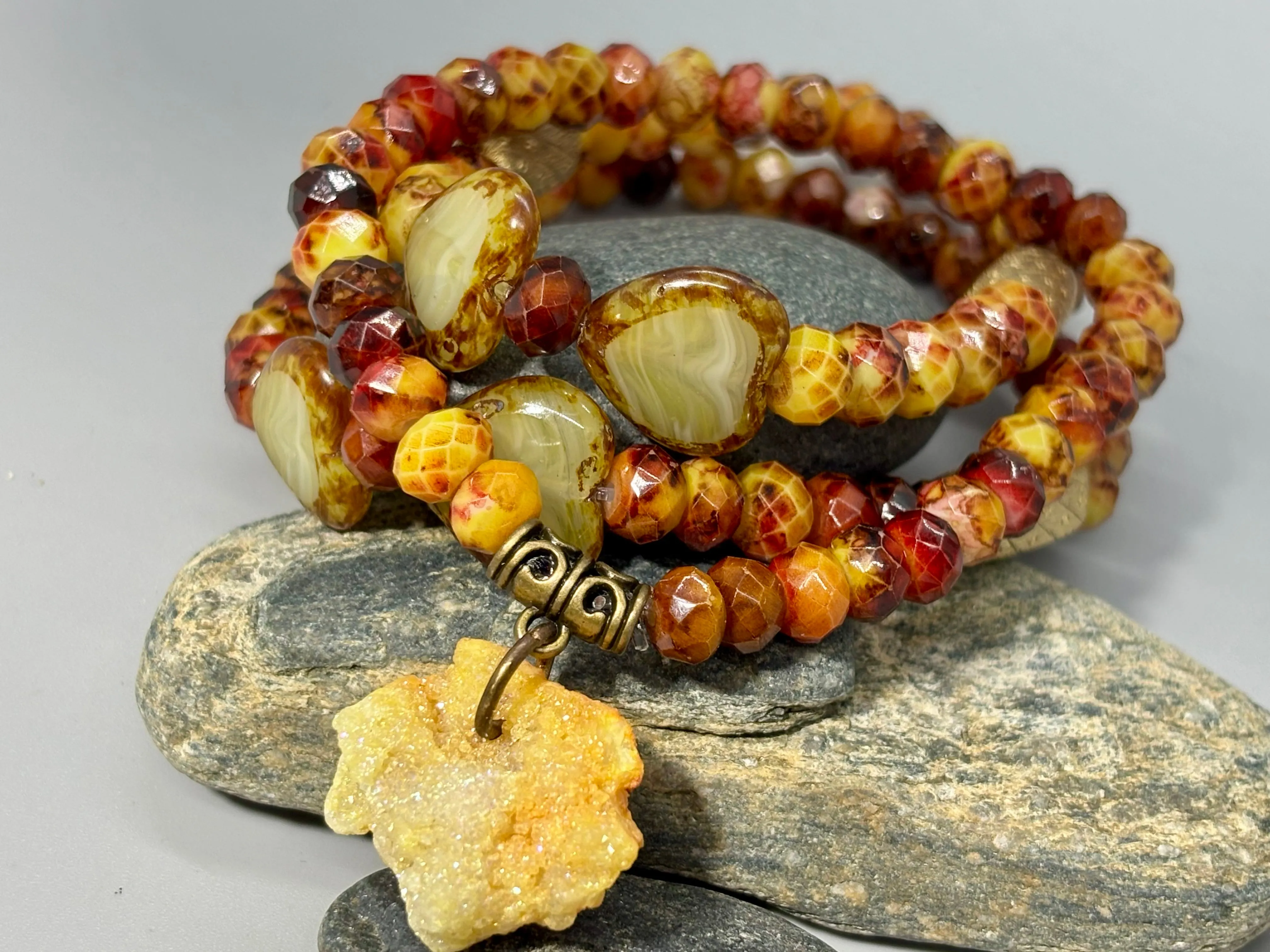 Hearts On Fire Citrine Stretch Bracelets