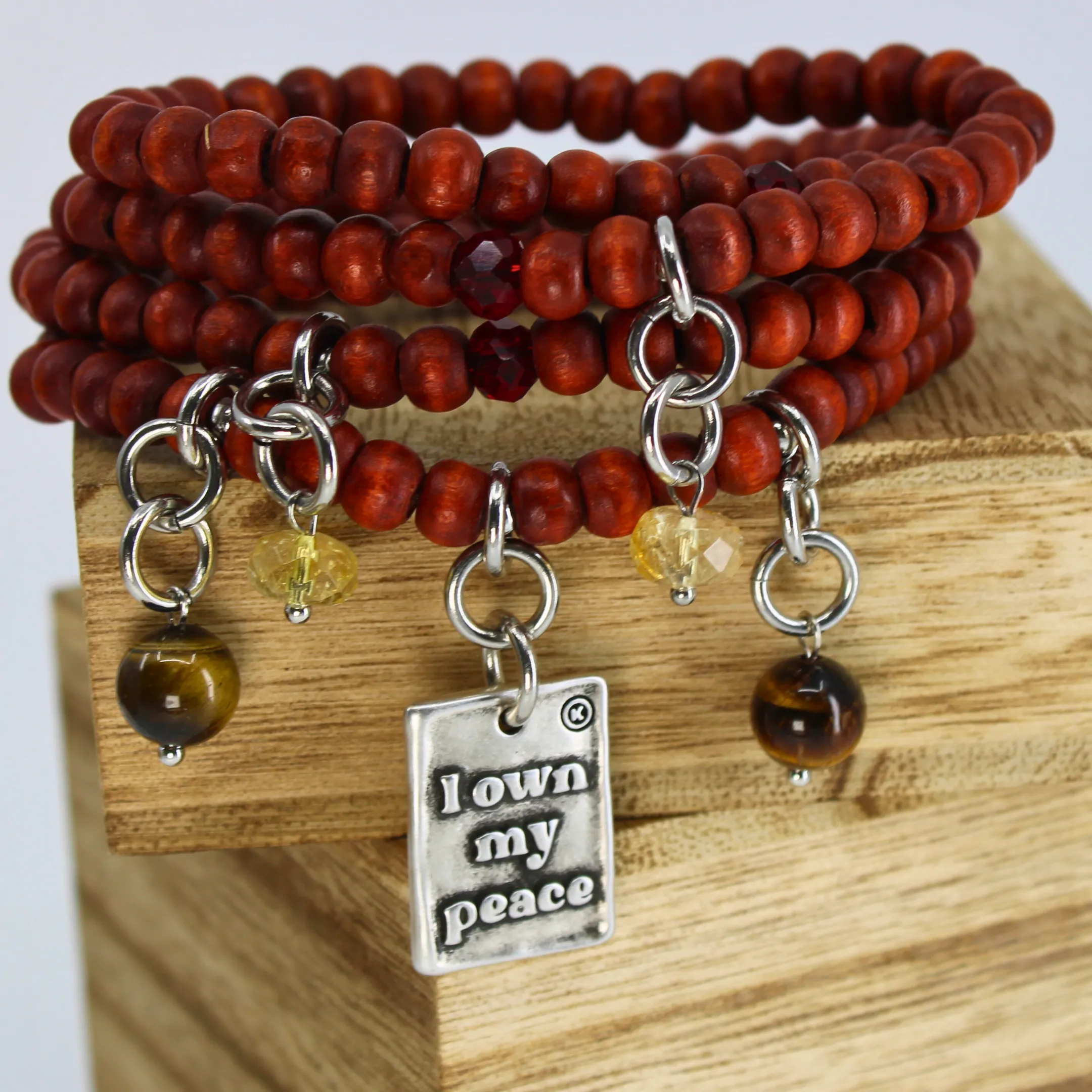 I OWN MY PEACE | HEART | Cherrywood Boho Wrap