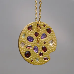 Isla Necklace With Gemstones