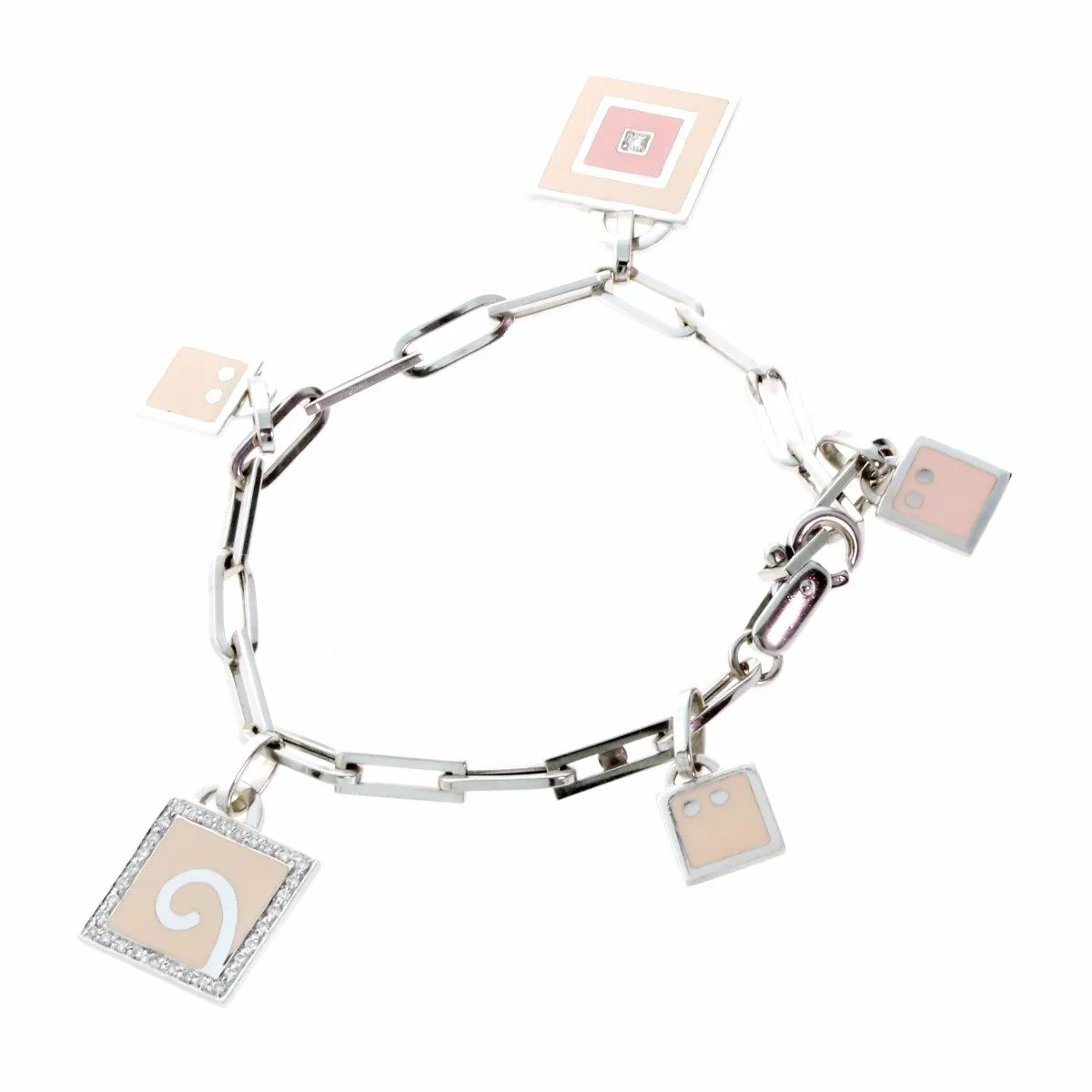 La Nouvelle Bague Diamond Charm Bracelet