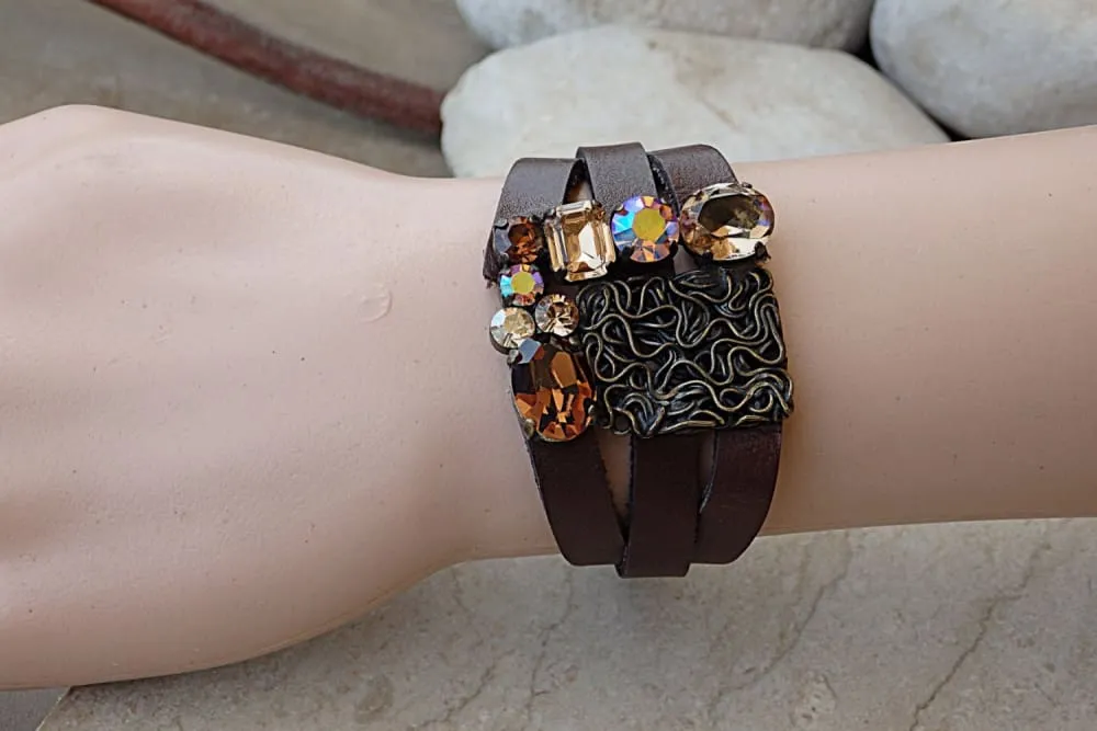 Leather Cuff Women