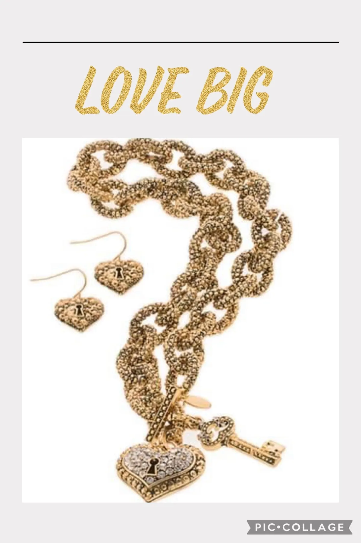 Love Big Necklace by Traci Lynn