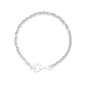 Maria Link Necklace- Silver