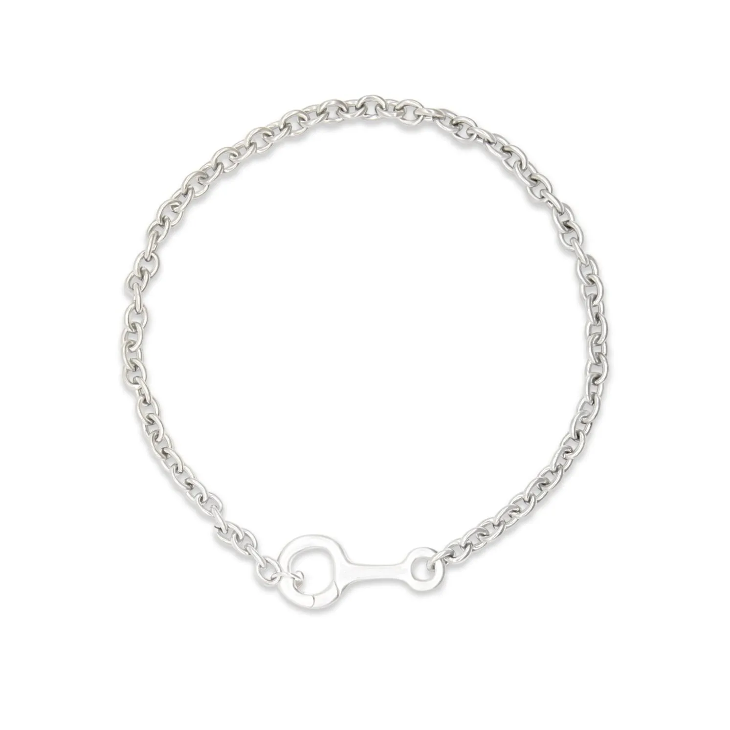 Maria Link Necklace- Silver