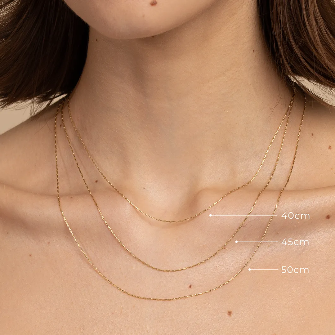 Marylebone Chain Necklace in Solid Gold