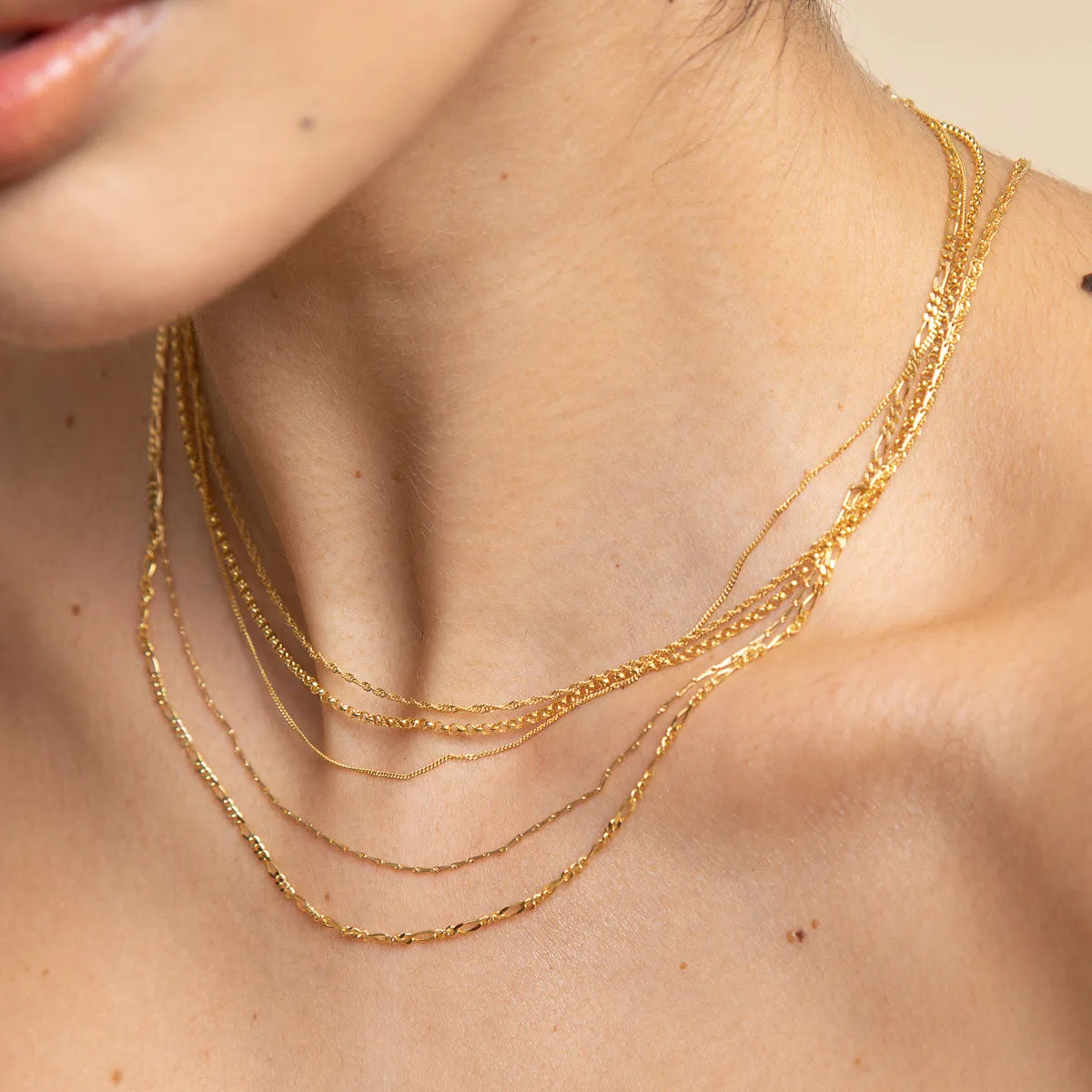 Marylebone Chain Necklace in Solid Gold