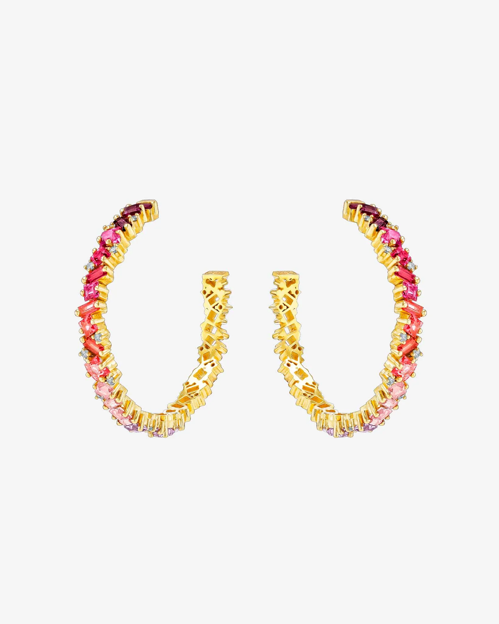 Nadima Pink Ombre Milli Hoops