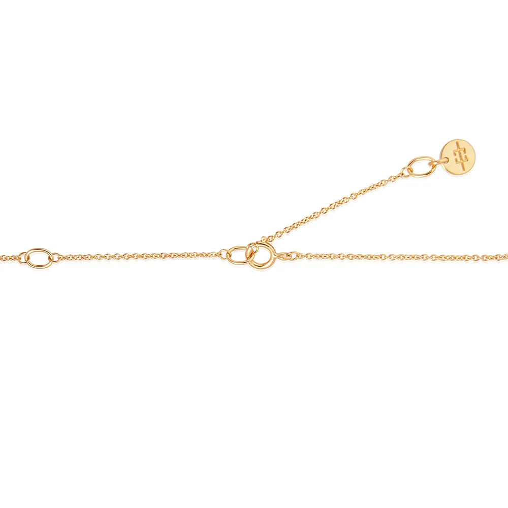 North Star Diamond Necklace - Yellow Gold