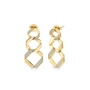 Octave Chain Link Drop Earrings