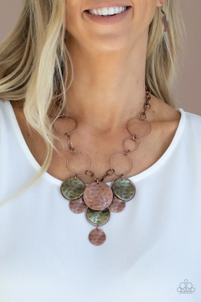 Paparazzi Necklace ~ Learn the HARDWARE Way - Copper