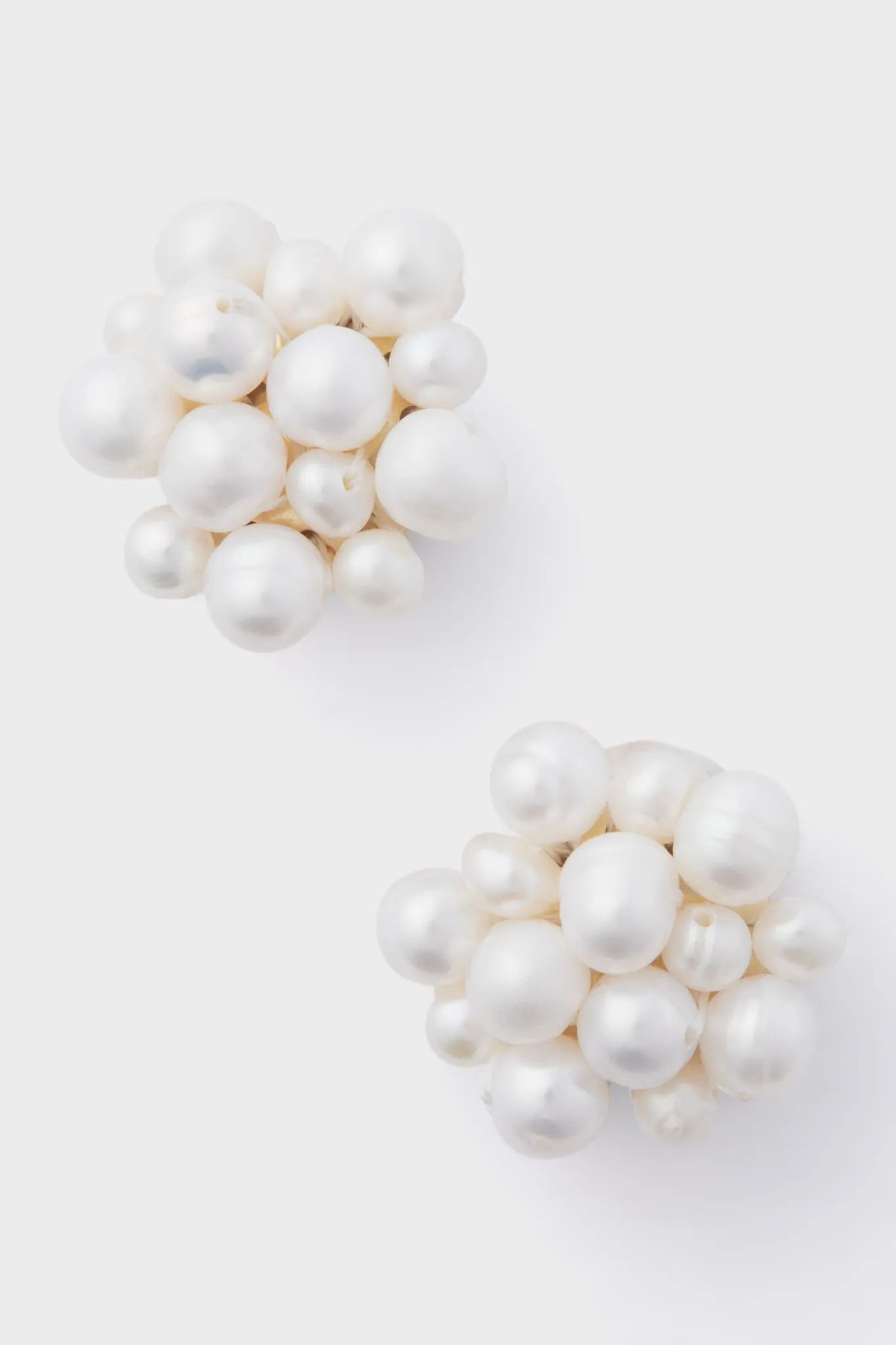 Pearl Cluster Earrings