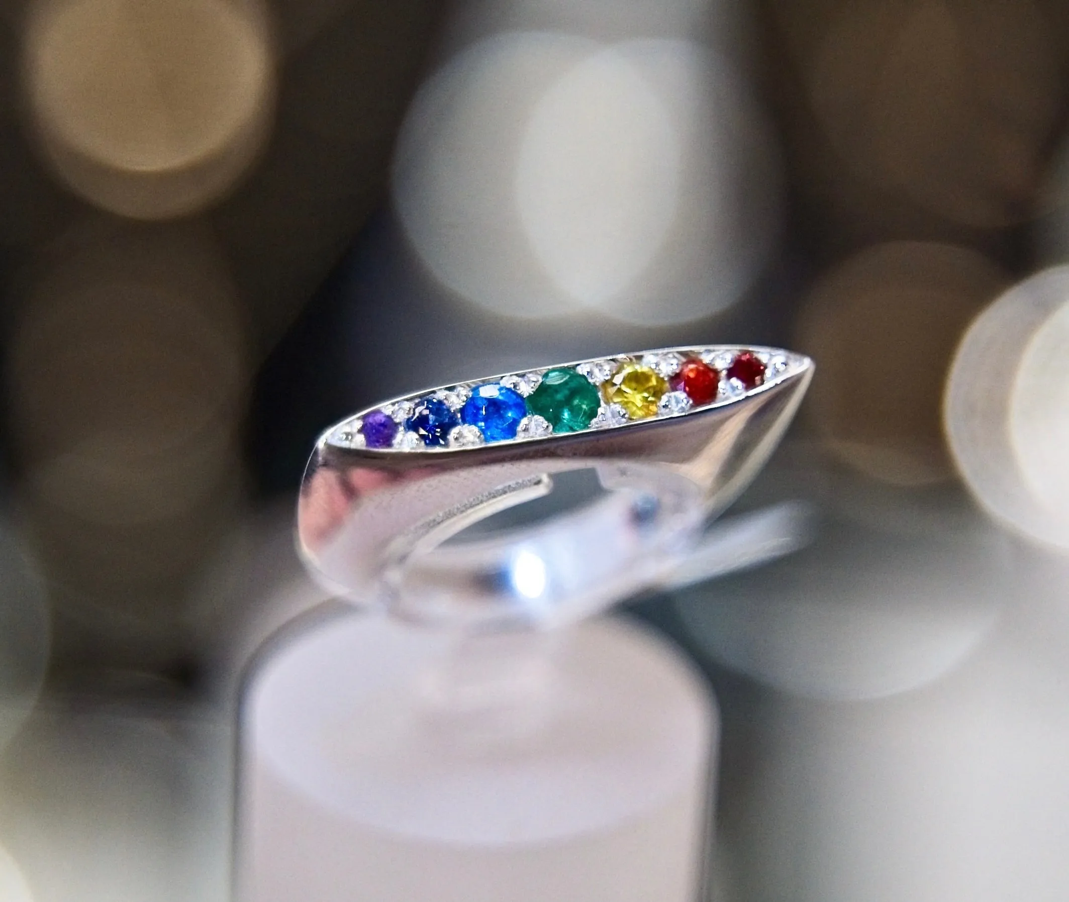 Rainbow Star Ring