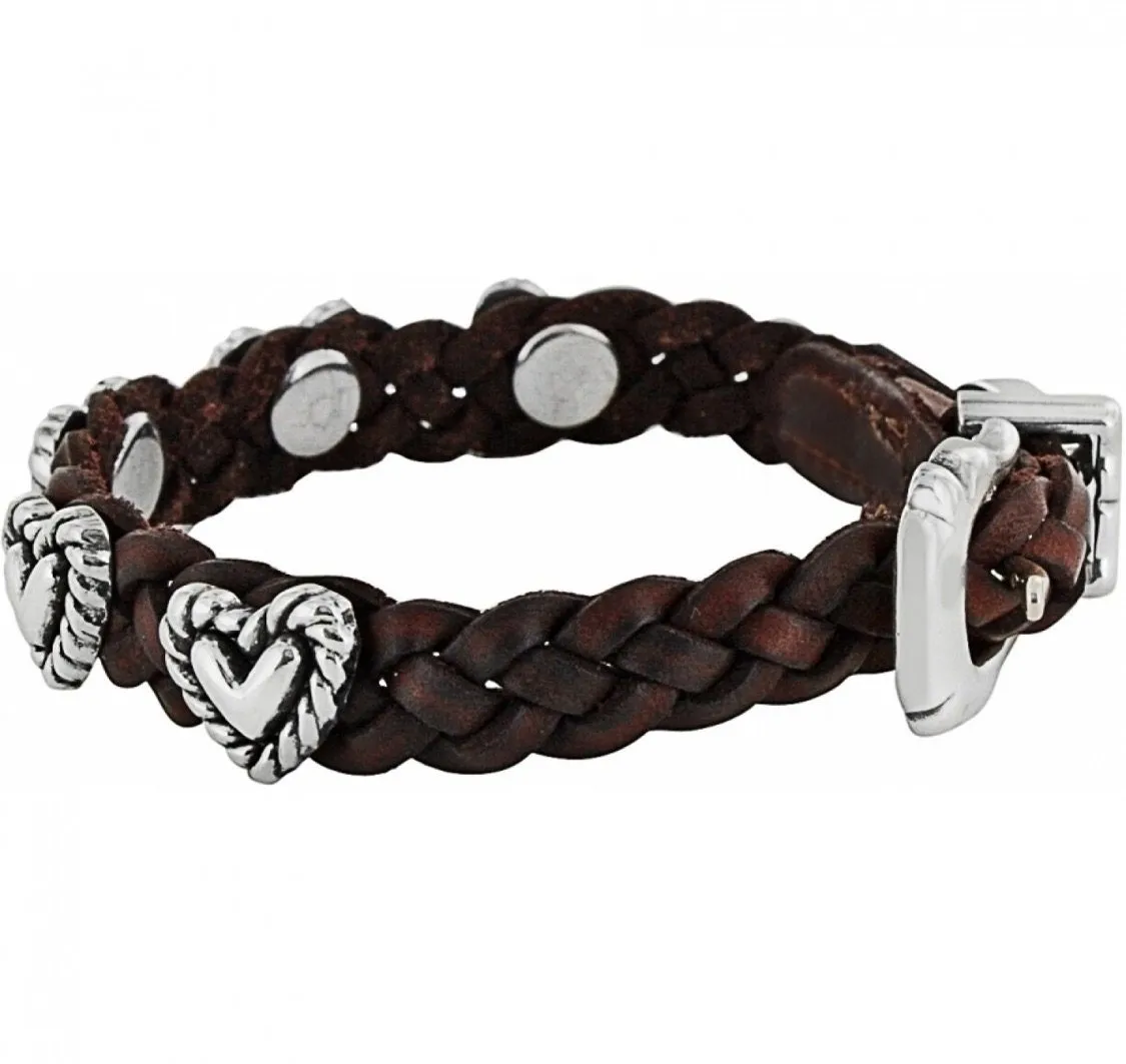 Roped Heart Braid Bandit Bracelets 07475