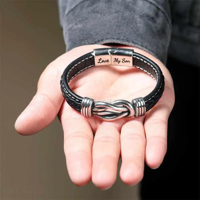 Siciry Braided Leather Bracelet