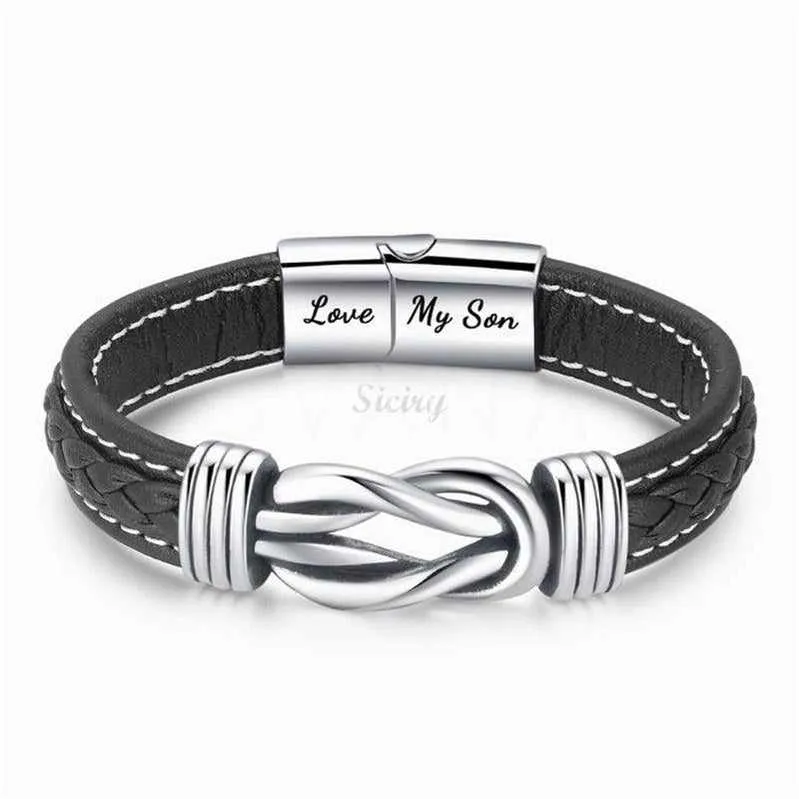 Siciry Braided Leather Bracelet