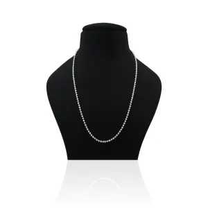 Silver Sterling Shiny Beads Girls Chain