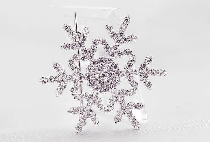 Snowflakes Brooch