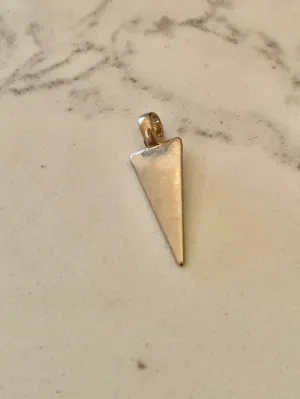 Solid Mini Arrow Charm - Gold