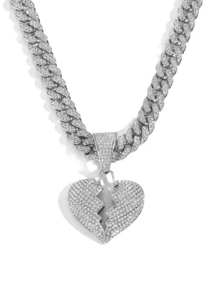 Thesupermade Heartbreak Hip-hop Necklace-1513