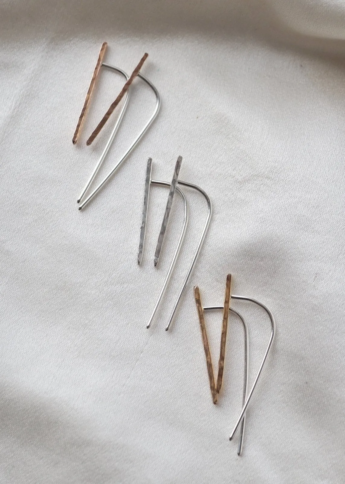 Uniforma Hammered Arc Earrings