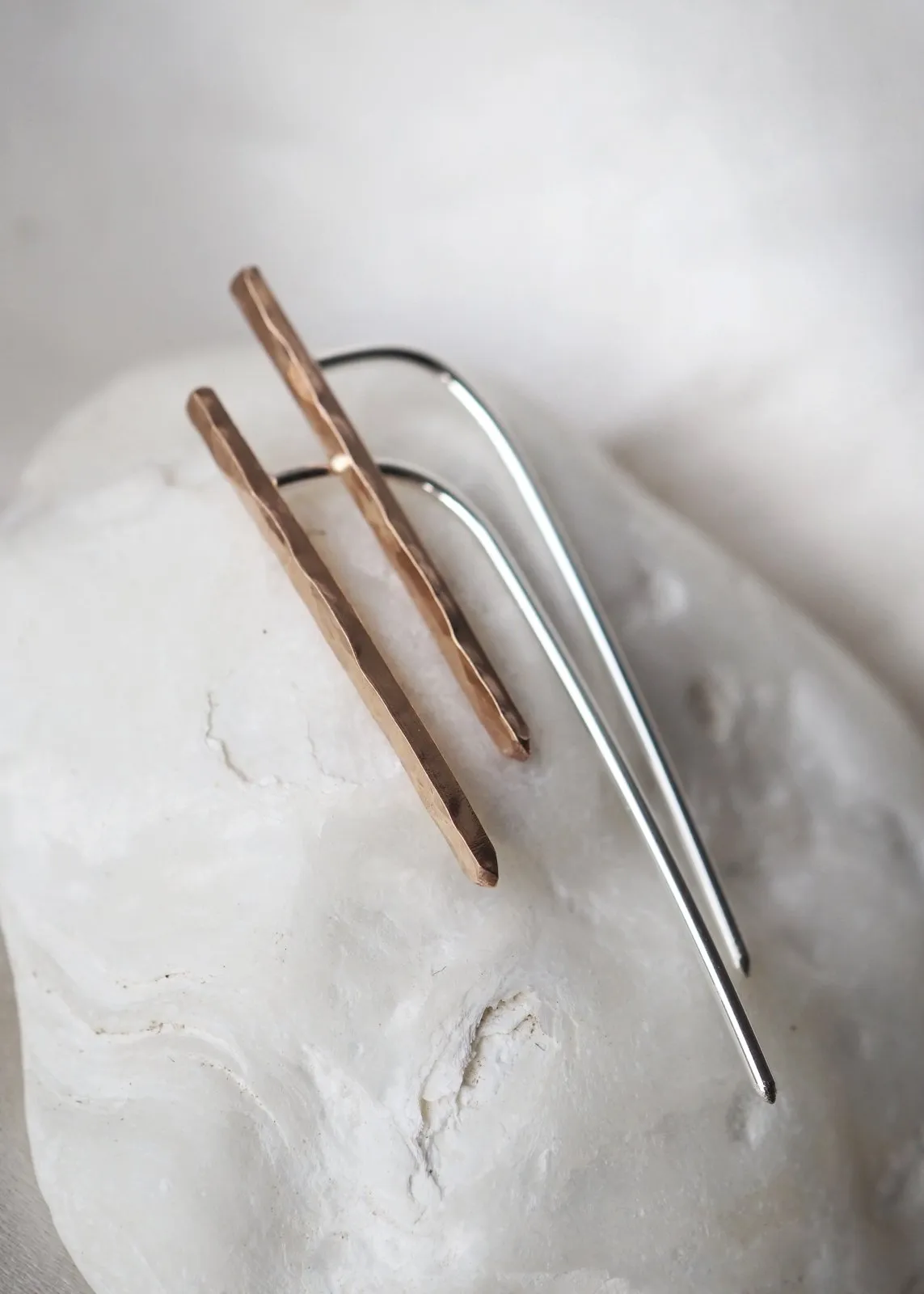 Uniforma Hammered Arc Earrings