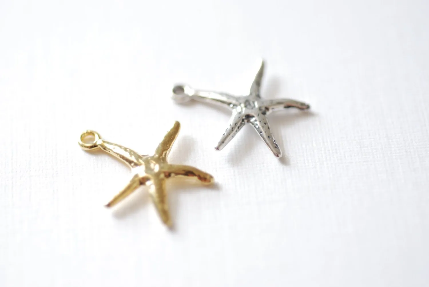 Wholesale Sterling Silver Starfish Charm, 925 silver sea life charm, STARFISH PENDANTS Charms, 925 Sterling Silver Star Fish, 71